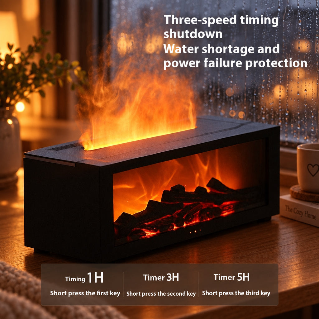 Flame Aromatherapy Diffuser Air Humidifier
