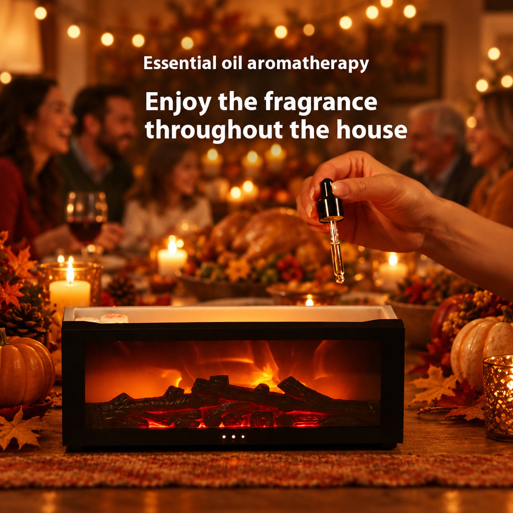 Flame Aromatherapy Diffuser Air Humidifier