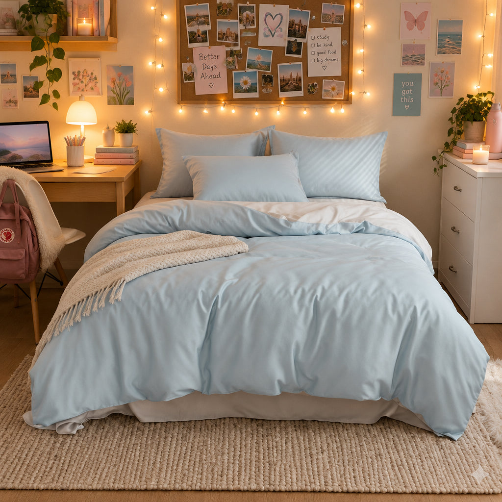 Luxe Lyocell Bedding Set | Satin-Weave Luxury Sheets & Duvet